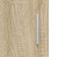 Sengeborde 2 pcs Sonoma-eg 40 x 30 x 60 cm Konstrueret træ