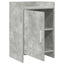 Sengeborde 2 pcs Betongrå 40 x 30 x 60 cm Konstrueret træ