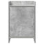 Sengeborde 2 pcs Betongrå 40 x 30 x 60 cm Konstrueret træ