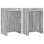 Sengeborde 2 pcs Grå Sonoma 40 x 30 x 60 cm Konstrueret træ