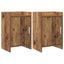 Sengeborde 2 pcs Gammelt træ 40 x 30 x 60 cm Konstrueret træ