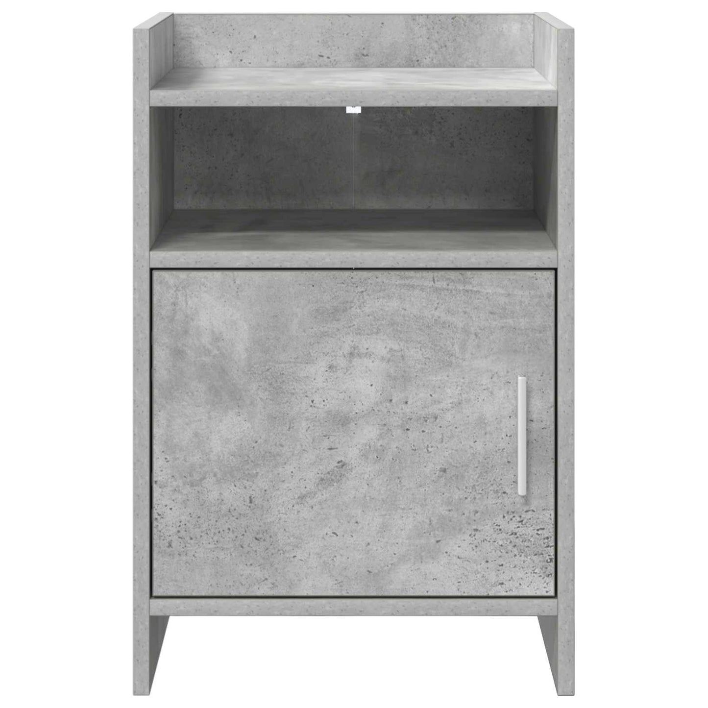 Sengeborde 2 pcs Betongrå 40 x 36 x 60 cm Konstrueret træ