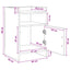 Sengeborde 2 pcs Betongrå 40 x 36 x 60 cm Konstrueret træ