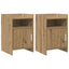 Sengeborde 2 pcs Artisan-eg 40 x 36 x 60 cm Konstrueret træ