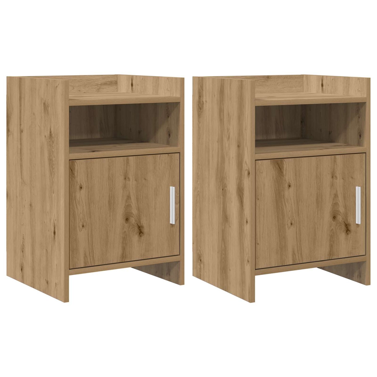 Sengeborde 2 pcs Artisan-eg 40 x 36 x 60 cm Konstrueret træ