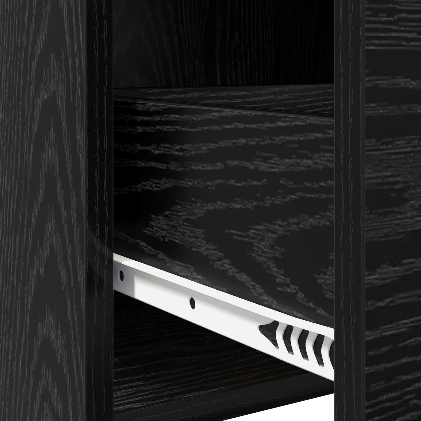 Sideboard Sort eg 40 x 36 x 80 cm Konstrueret træ