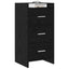 Sideboard Sort eg 40 x 36 x 80 cm Konstrueret træ