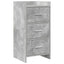 Sideboard Betongrå 40 x 36 x 80 cm Konstrueret træ