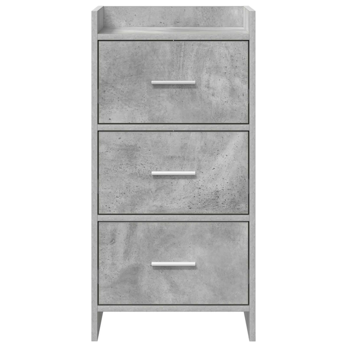 Sideboard Betongrå 40 x 36 x 80 cm Konstrueret træ