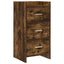 Sideboard Røget eg 40 x 36 x 80 cm Konstrueret træ