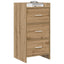 Sideboard Artisan-eg 40 x 36 x 80 cm Konstrueret træ