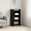 Sideboard Sort eg 40 x 36 x 80 cm Konstrueret træ