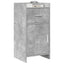 Sideboard Betongrå 40 x 36 x 80 cm Konstrueret træ