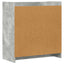 Sideboard Betongrå 72 x 36 x 80 cm Konstrueret træ