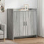 Sideboard Grå Sonoma 72 x 36 x 80 cm Konstrueret træ