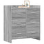 Sideboard Grå Sonoma 75 x 33 x 80 cm Konstrueret træ