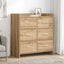 Sideboard Artisan-eg 75 x 33 x 80 cm Konstrueret træ