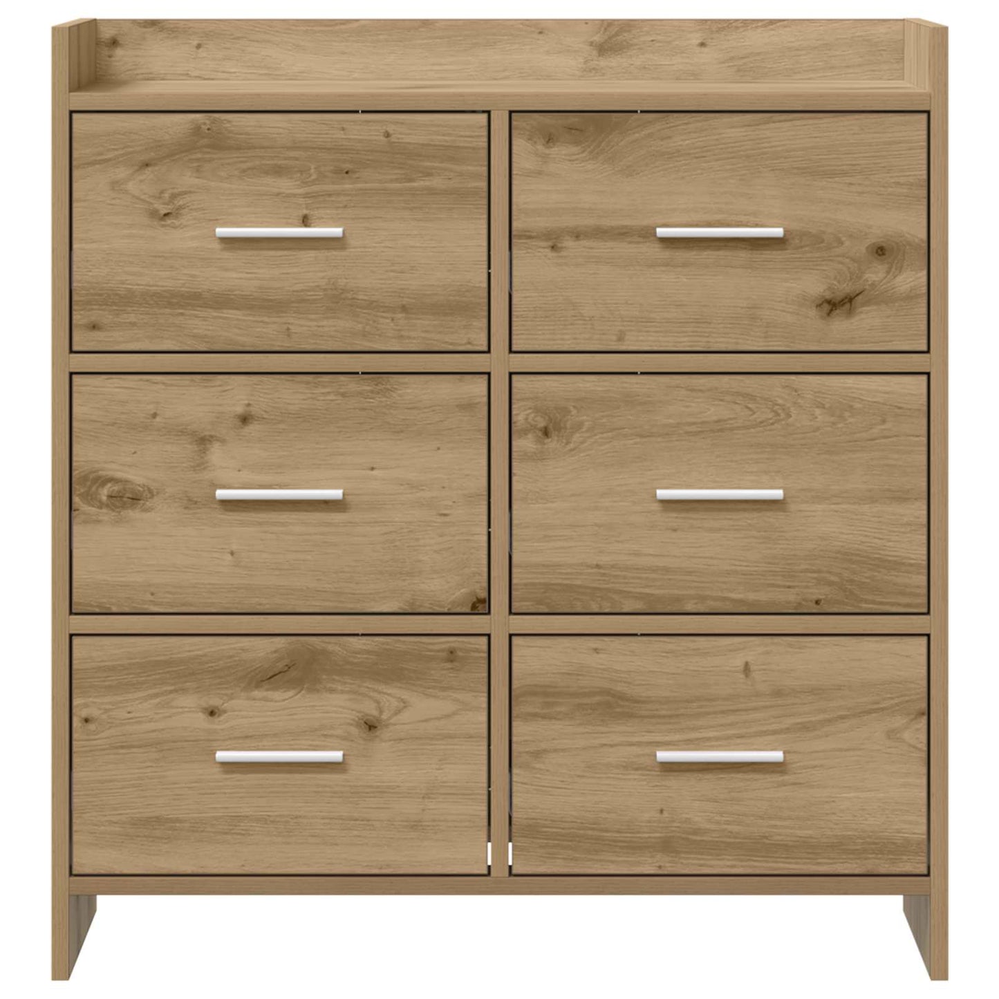Sideboard Artisan-eg 75 x 33 x 80 cm Konstrueret træ