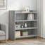 Sideboard Grå Sonoma 75 x 36 x 80 cm Konstrueret træ