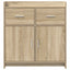 Sideboard Sonoma-eg 75 x 36 x 80 cm Konstrueret træ