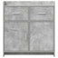 Sideboard Betongrå 75 x 36 x 80 cm Konstrueret træ