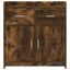 Sideboard Røget eg 75 x 36 x 80 cm Konstrueret træ