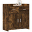 Sideboard Røget eg 75 x 36 x 80 cm Konstrueret træ