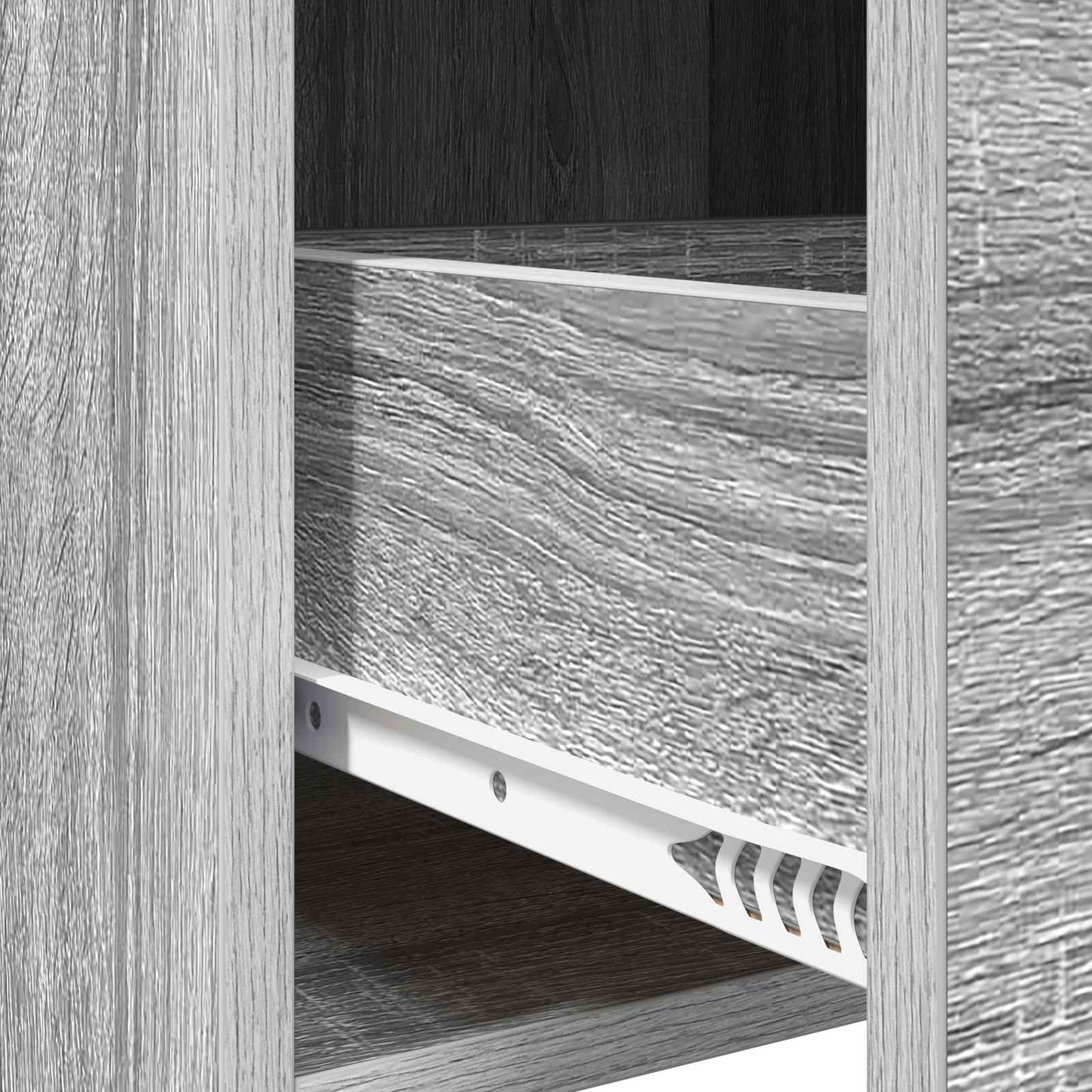 Sideboard Grå Sonoma 75 x 36 x 80 cm Konstrueret træ