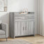Sideboard Grå Sonoma 75 x 36 x 80 cm Konstrueret træ
