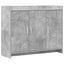 Sideboard Betongrå 98,5 x 33 x 80 cm Konstrueret træ