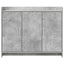 Sideboard Betongrå 98,5 x 33 x 80 cm Konstrueret træ