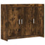 Sideboard Røget eg 98,5 x 33 x 80 cm Konstrueret træ