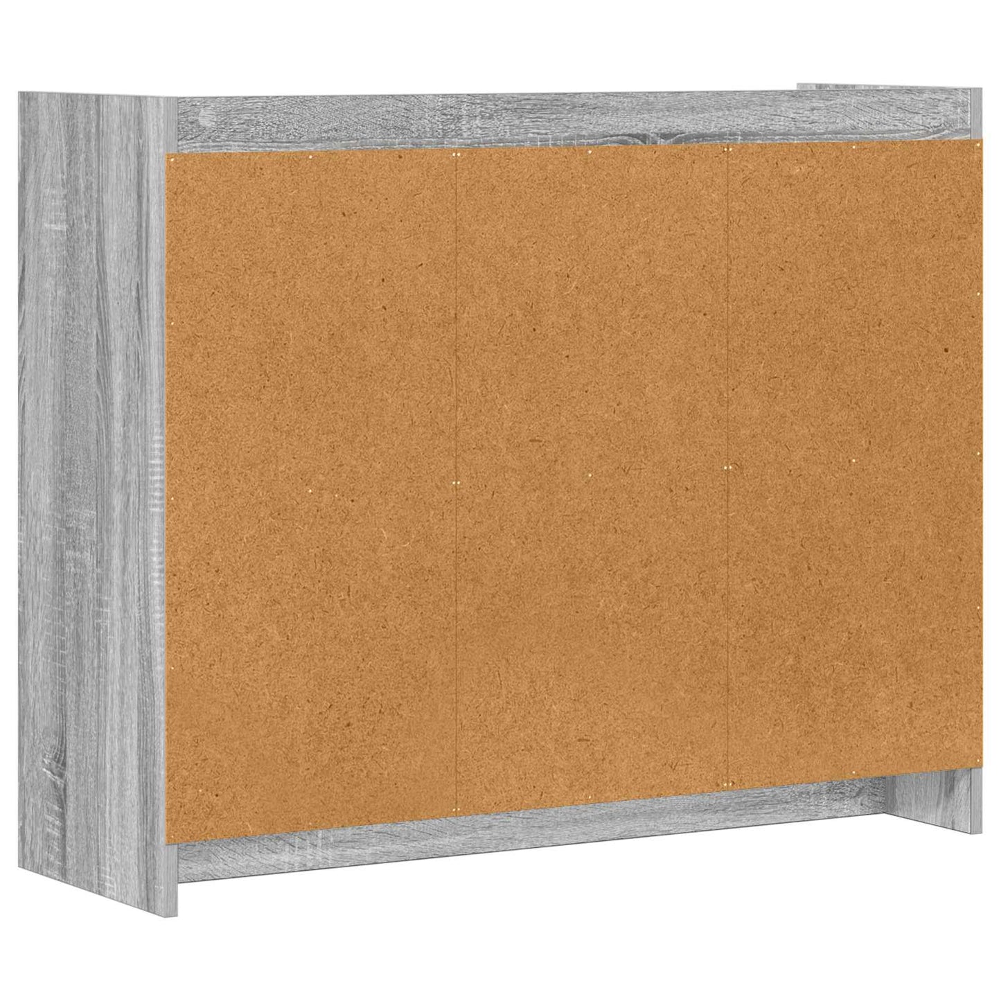 Sideboard Grå Sonoma 98,5 x 33 x 80 cm Konstrueret træ