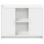 Sideboard Hvid 98,5 x 33 x 80 cm Konstrueret træ