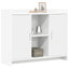 Sideboard Hvid 98,5 x 33 x 80 cm Konstrueret træ
