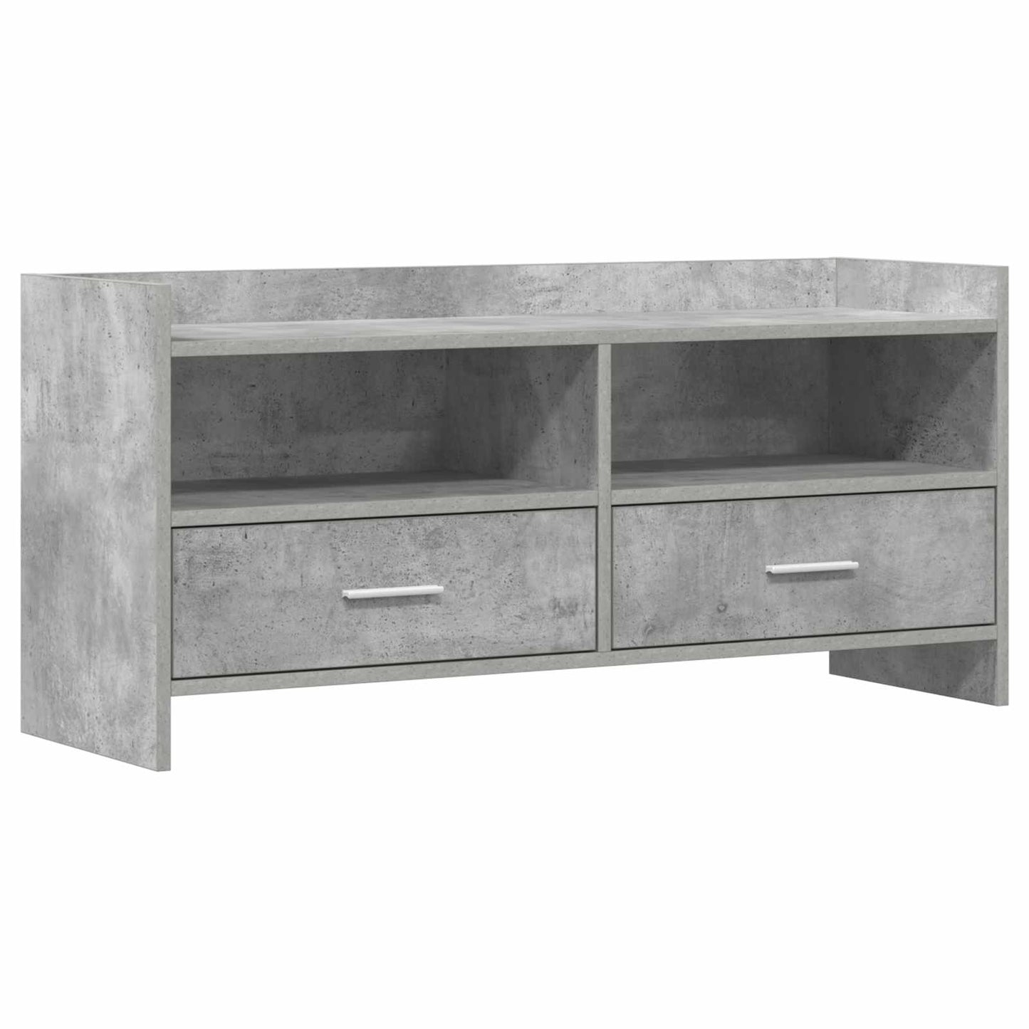 TV-skab 100 x 33 x 47 cm Betongrå Konstrueret træ