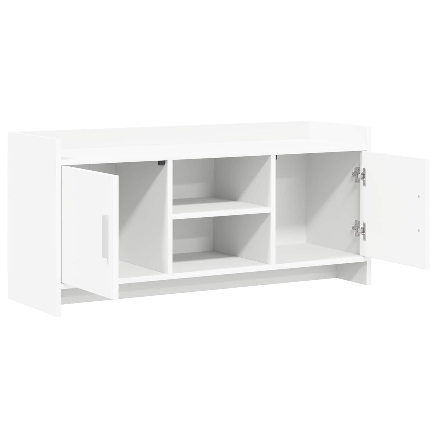 TV-skab 102 x 33 x 47 cm Hvid Konstrueret træ