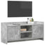 TV-skab 102 x 33 x 47 cm Betongrå Konstrueret træ