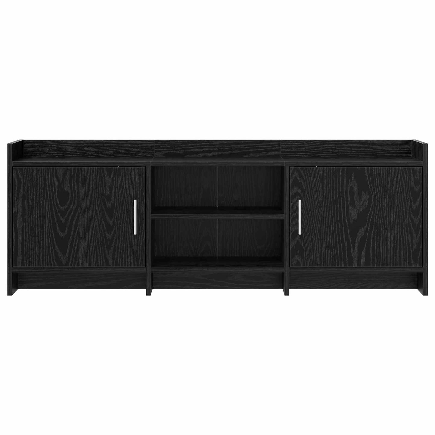 TV-skab 130 x 33 x 47 cm Sort eg Konstrueret træ