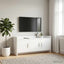 TV-skab 102 x 33 x 47 cm Hvid Konstrueret træ