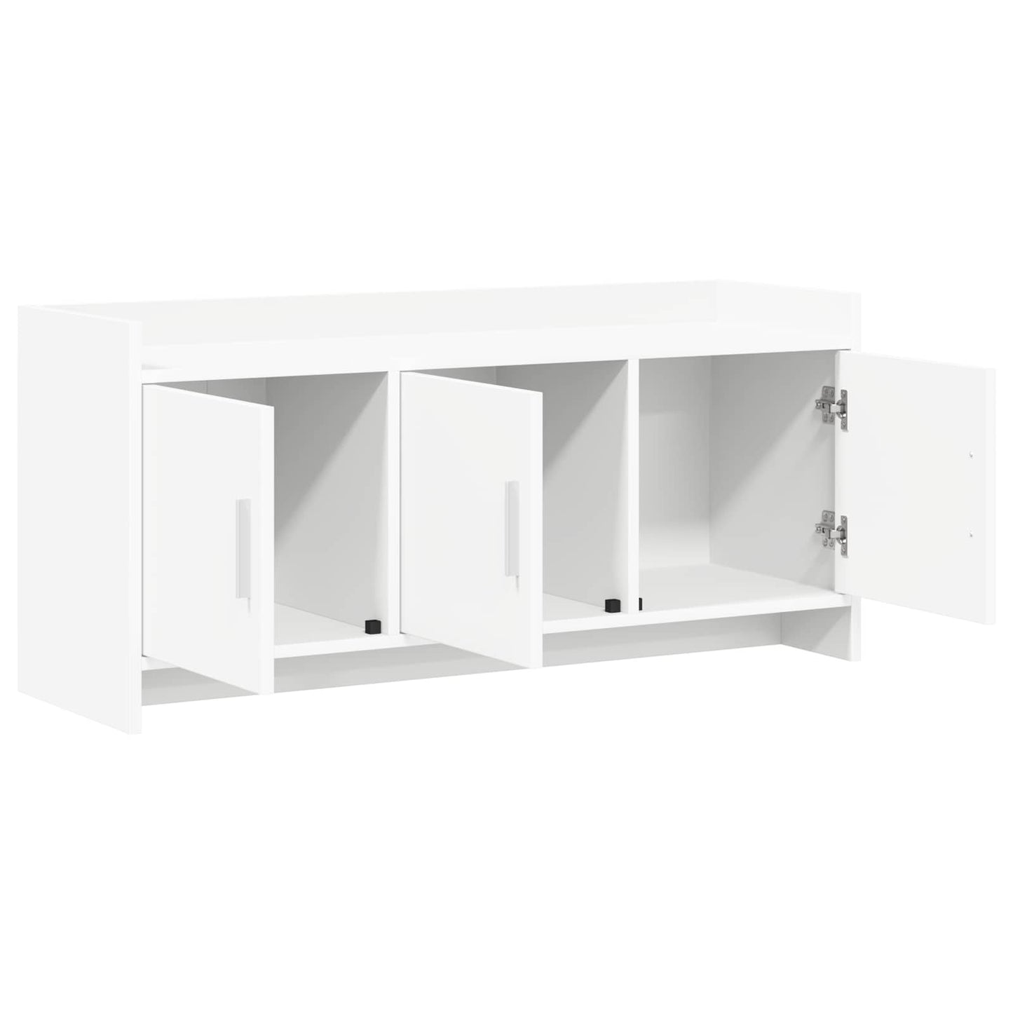TV-skab 102 x 33 x 47 cm Hvid Konstrueret træ