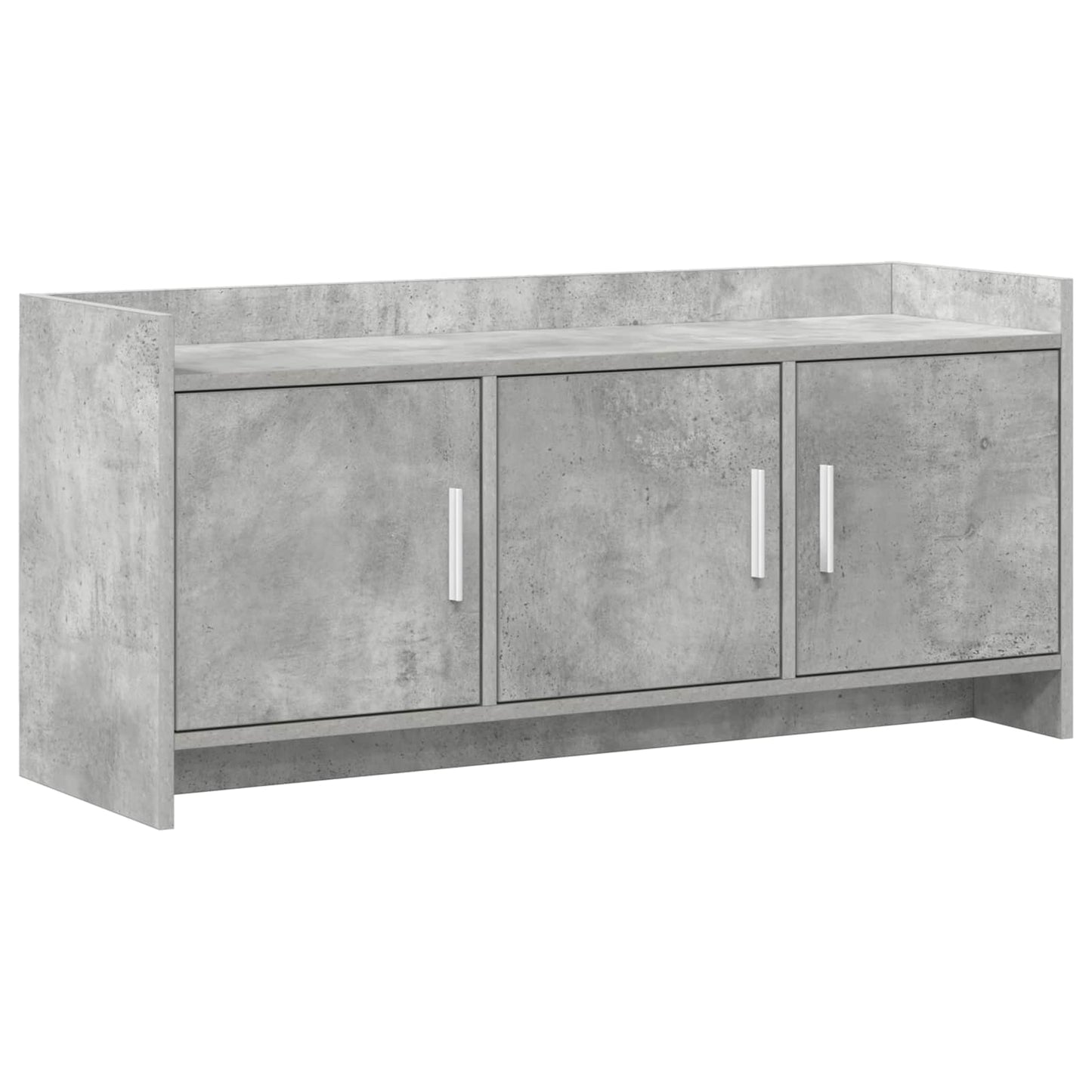 TV-skab 102 x 33 x 47 cm Betongrå Konstrueret træ