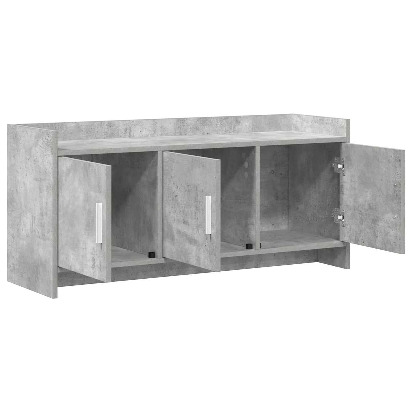 TV-skab 102 x 33 x 47 cm Betongrå Konstrueret træ