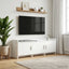TV-skab 130 x 33 x 47 cm Hvid Konstrueret træ