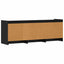 TV-skab 130 x 33 x 47 cm Sort eg Konstrueret træ