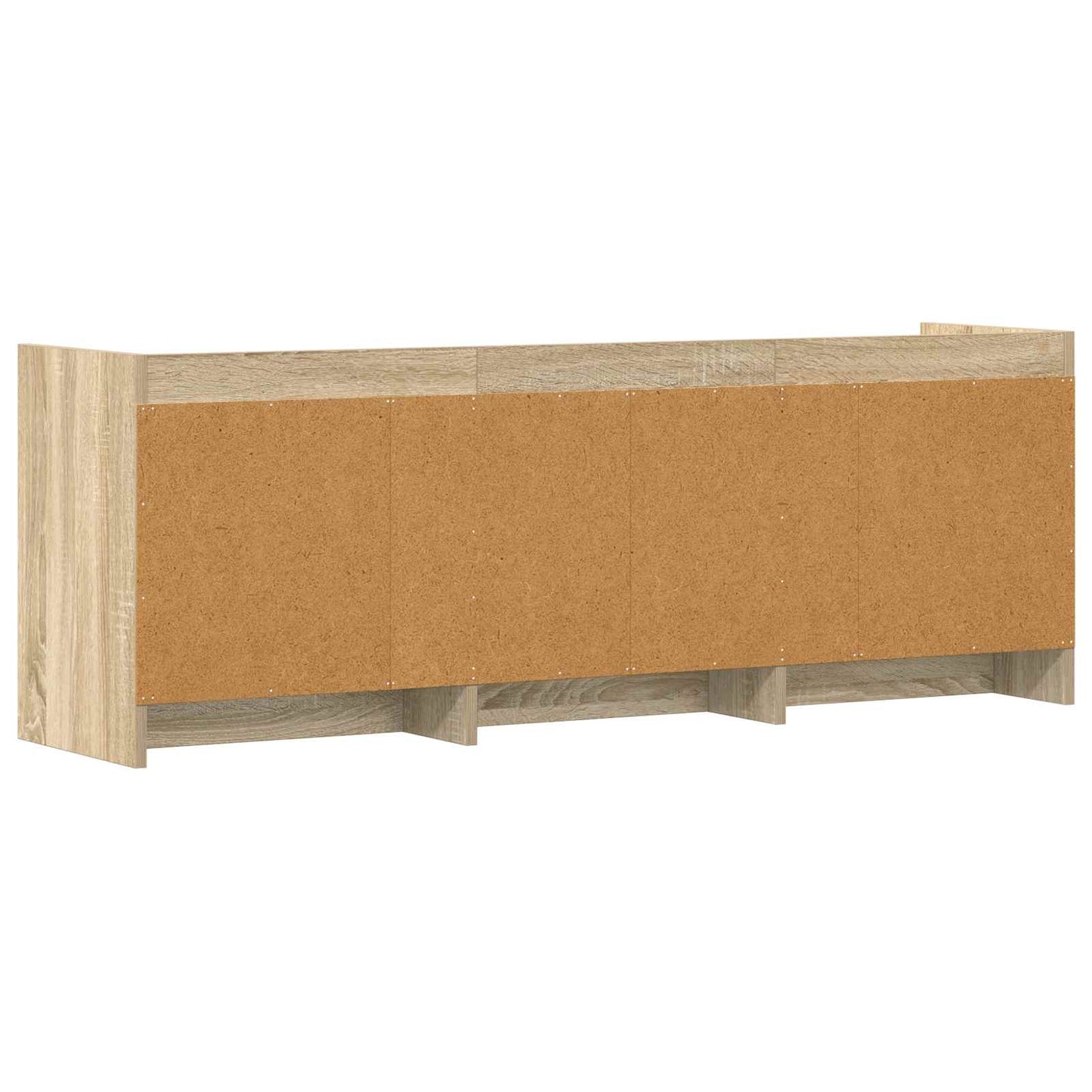 TV-skab 130 x 33 x 47 cm Sonoma-eg Konstrueret træ