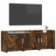 TV-skab 130 x 33 x 47 cm Røget eg Konstrueret træ