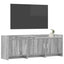 TV-skab 130 x 33 x 47 cm Grå Sonoma Konstrueret træ