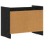 TV-skab 60 x 33 x 47 cm Sort eg Konstrueret træ