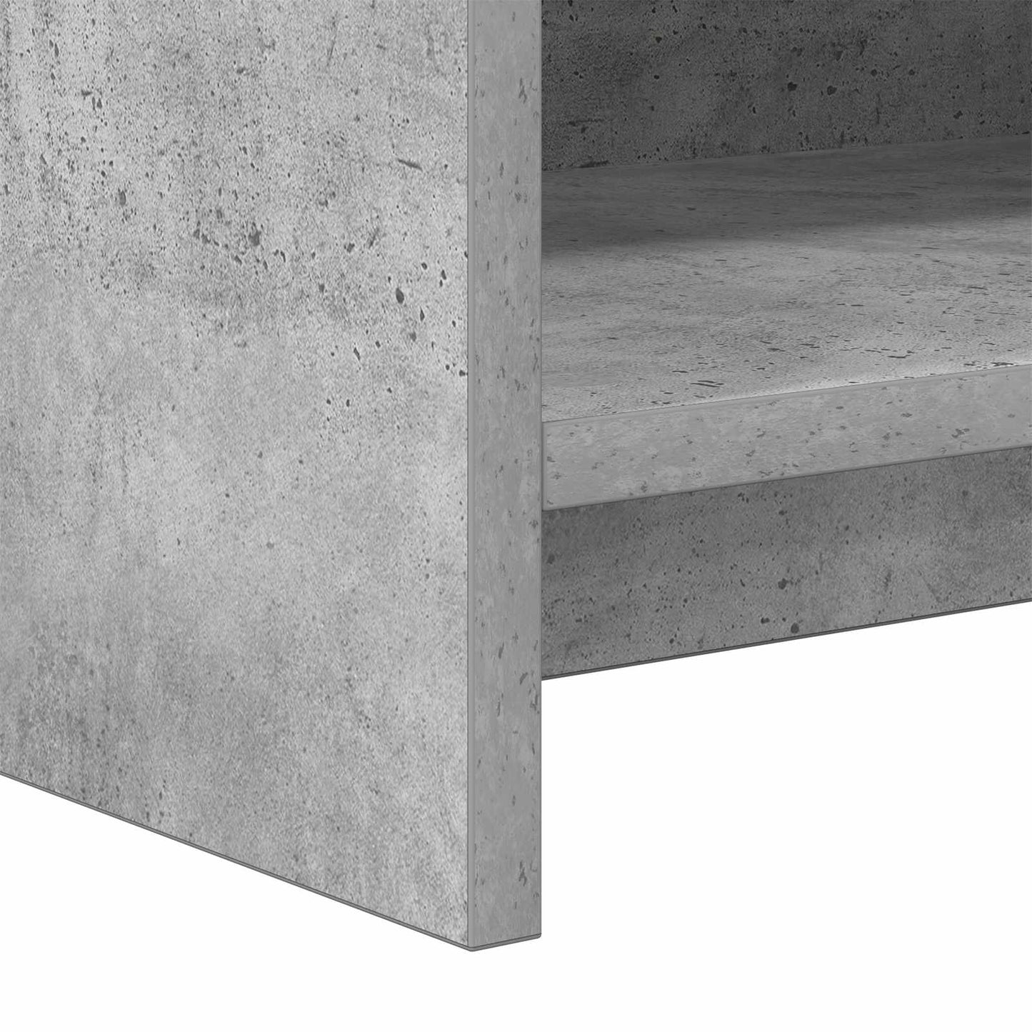 TV-skab 100 x 33 x 47 cm Betongrå Konstrueret træ